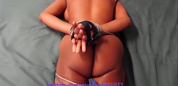 Tied Up Teen Ass Hole Poked and Spread Apart Ebony Sexy Teen Buy Full Video Now